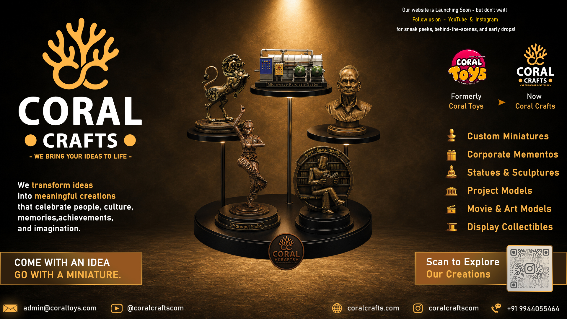 Coral Toys Landing Page